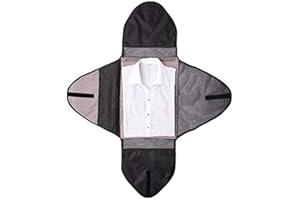 Garment Packing Folder For Travel Clothes Organizer Travel Garment Bag Luggage Accessory Black, Black, Large