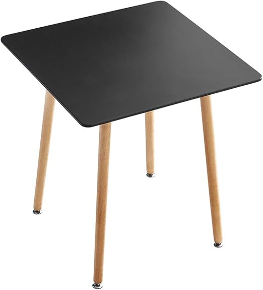 Amazon Com Black Wooden Dining Table For 2 4 Persons Eiffel