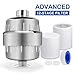 Shower Filter for Hard Water 12-Stage Replaceable Cartridge Shower Head Water Filter-Water Purifier and Softener to Remove Chlorine, Fluoride and Rust Metal to Protect Your Skin and Hair