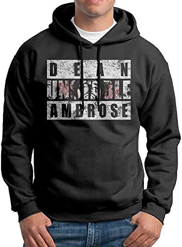 Dean Ambrose Unstable Ambrose Men's Pullover Hooded Black XL