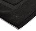 Amazon Basics Banded Bath Mat, Black