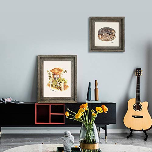 IKEREE Rustic Picture Frames 11x14, Farmhouse Shabby Chic Design, Photo