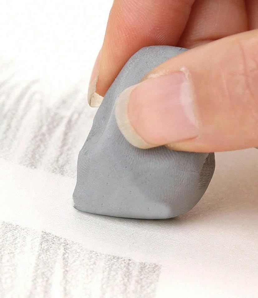 MMCG Kneadable Erasers for Artists - Pack of 4, Soft Putty Art Eraser for Charcoal, Blurring & Highlighting, Fidget