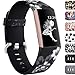 Ouwegaga Compatible for Fitbit Charge 4 Band Women Men,for Fitbit Charge 3 Bands Small Floral Fairy