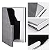 MaxGear Business Card Holder Leather Business Card Case Name Card Holder Business Card Wallet Business Card Carrier Slim Metal Pocket Card Holder - Gray