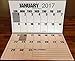 2017 Jumbo Large Print Wall Calendar - Close Out Special