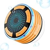Gracety Ultra Portable Wireless Bluetooth Speakers V4.0 with Waterproof IP67. HD Sound and Bass for iPhone iPod iPad Phones - Orange