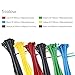 NUOLUX Cable Ties Assorted 400pcs 4.8*150/200/305mm UV Resistant Self-locking Nylon Cable
