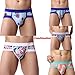 Neartime Hot Sale!Men's Underwear, Men Elastic Soft Boxer Briefs Shorts Bulge Pouch (L, Multicolor)