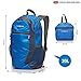 NeatPack Durable, Foldable Nylon Backpack / Daypack with Security Zippers, 20L, Blue