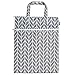 Teamoy Travel Hanging Wet Dry Bag Organizer (17.3 x 13.4 inches) with Two Compartments for Cloth Diaper, Laundry, Swimsuits and More, Easy to Hang Everywhere(M, Gray Arrow)
