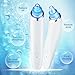 Blackhead Remover Vacuum Suction Facial Pore Cleaner, Sisha Electric Acne Comedone Extractor Kit with 4 Suction Heads for Women and Men Black Heads Sucker