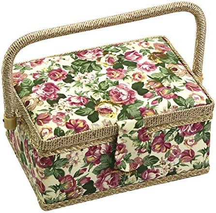 Notionsland 裁縫箱 ソーイングボックス 針箱屋 持ち手式 大容量 箱のみ おしゃれ 木製 大人 かわいい 収納 小物入れ プレゼント贈り物 お祝い 敬老の日 母の日 お礼 記念品 手作り 結婚お祝い 21新柄 生産販売 24 00 17 50 13 00 ガーデンローズ Cfstrong Org Au
