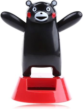 Amazon 黒い熊の家装飾クリスマス ギフトを揺れ太陽エネルギー クッキングトイ おもちゃ