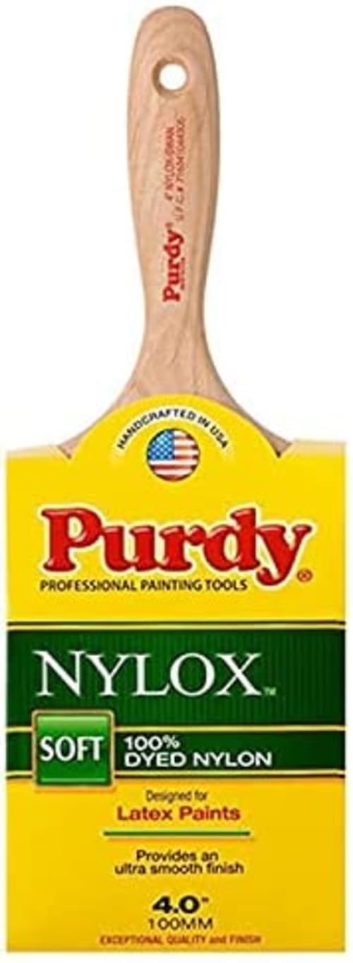 Purdy 144400240 Nylox Swan Wall, Satin, 4 Inches