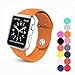 XIYA Soft Silicone Replacement Sport Band for Apple Watch for 2 Lengths, Grapefruit,42mm
