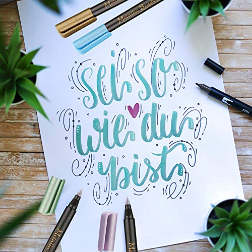 metallic pens for black paper