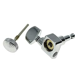 KAISH Chrome 2 Pin Locking Tuners Tuning Keys Pegs