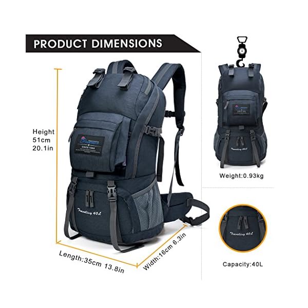 mountaintop hiking backpack