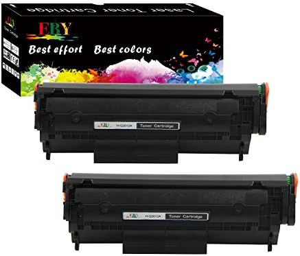 EBY Compatible Toner Cartridge Replacement for HP Q2612A  ( Black , 2 pk )