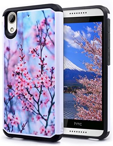 HTC Desire 626 / 626s / 625 Case, NageBee Design Premium [Heavy Duty] Defender [Dual Layer] Protector Hybrid Case for HTC Desire 626 / 626s / 625 (Hybrid Spring Plum)
