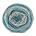 Caron Big Cakes Self Striping Yarn ~ 603 yd/551 m / 10.5oz/300 g Each (Blue Macaron)