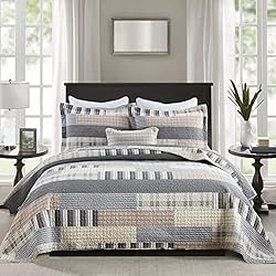 PANGUSHAN Quilt Set Queen Size, 100% Cotton Quilt