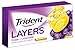 Trident Layers Grape & Lemonade Sugar Free Gum, Lemonade Gum, 12 Packs of 14 Pieces (168 Total Pieces)