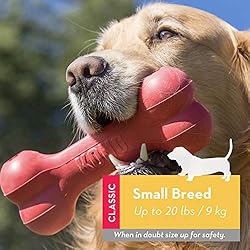 KONG Goodie Bone - Classic Durable Natural Rubber