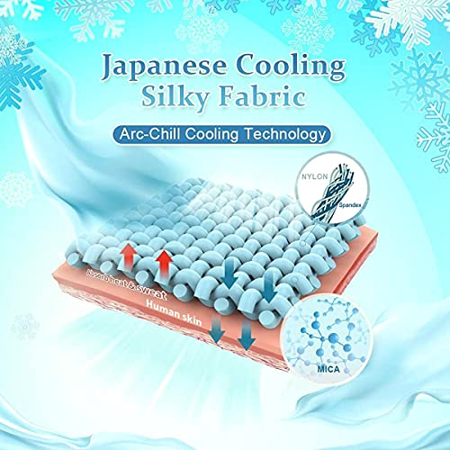 Summer Cooling Comforter for Hot Sleepers, Full/Queen Size Avolare Lightweight Cooling Blanket, Ultra Soft Down Alternative Comforter, Japanese Arc-chill Q-max>0.5 Fiber, Machine Washable(Stripe Gray)