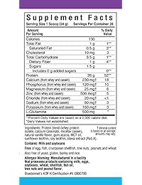 Bluebonnet Nutrición, dual-action + casein, natural French de suero de proteínas, vainilla, 2,1 libras...