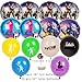 Video Game Party Supplies for Gaming Party Balloons Decorations- 52pcs with 8 Foil Balloons and 36 Latex Balloons and 12 Cupcake Toppers Kids for Video game Birthday Party Favors Party Decorations Balloons