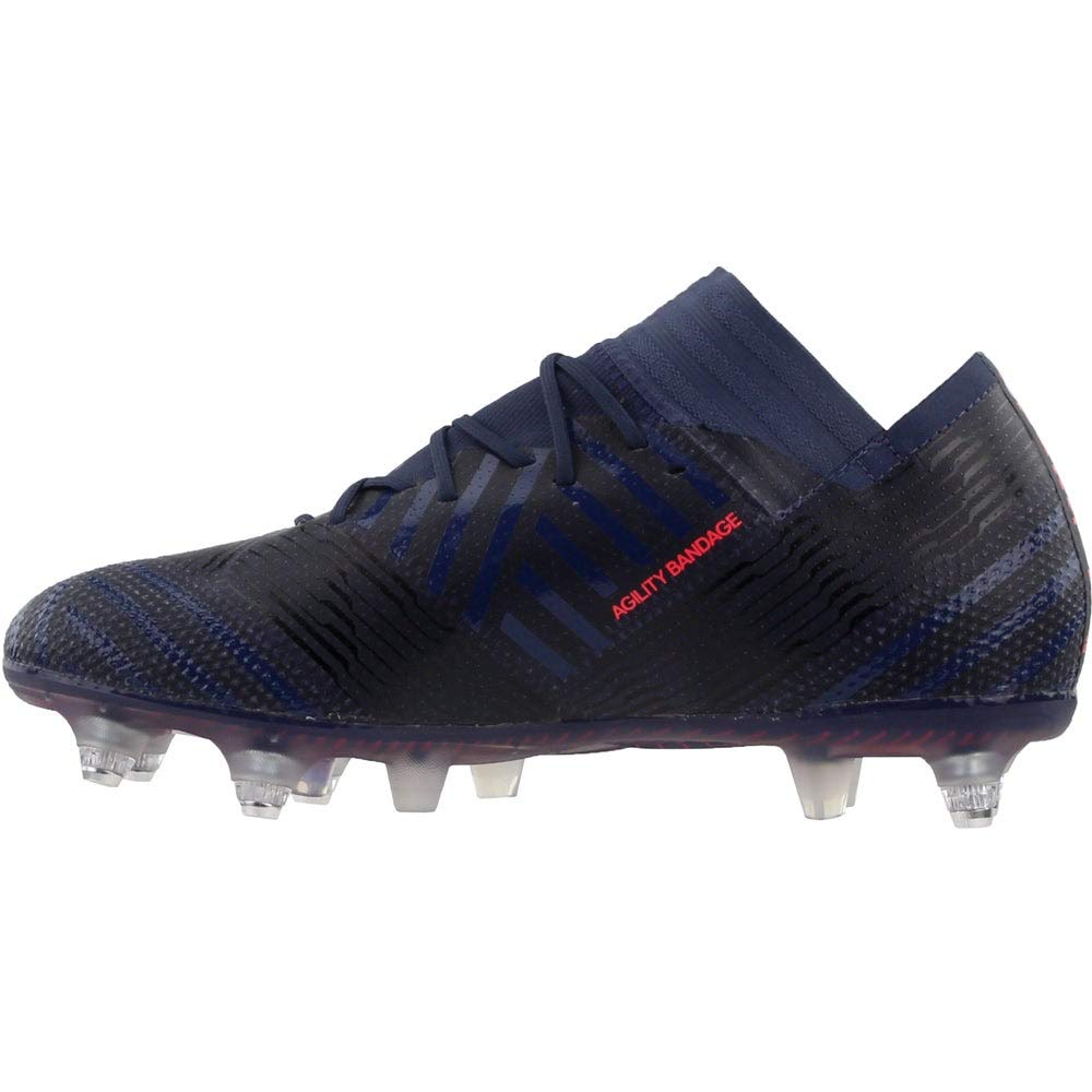 Blue adidas Womens Nemeziz 17.1 Soft Ground Soccer Casual Cleats 6.5 Soccer Team Sports