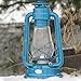 Dietz #80 Blizzard Hurricane Oil Lamp Burning Lantern Blue