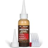 Premium Grade Cyanoacrylate (CA) Super Glue by STARBOND - 2 OZ PRO Pack (56-Gram) - "Light Brown" Medium Crack Filler 150 CPS