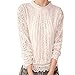 Gocheaper Women's Laced Collar Lace Hollow Out Long Sleeve Blouse Tops Shirt