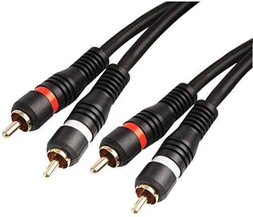 Pro Signal PSG00278 1.5m 2× RCA Male to 2× RCA Male Stereo Audio Lead – 24K Gold‑Plated Connectors, Fully Shielded OFC Cable, Blue
