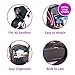 Universal Stroller Organizer By Maternity – Durable Spacious Stroller Accessory – Extra Long Straps, Fits All Strollers. Available in All Black or Black with a Pink Border.