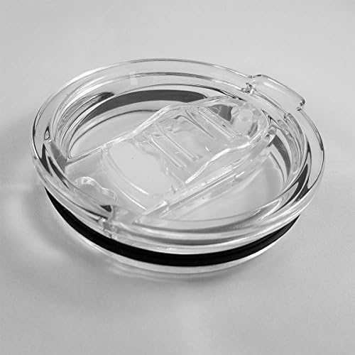 20 oz Stainless Steel Tumbler | 10 oz Stainless Steel Lowball Tumbler Replacement Sliding Lid. Yeti, Arctic, Ozark Compatible! (2)