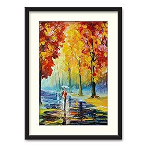 SIGNFORD Black Framed Canvas Wall Art Oil Painting...