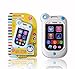 A-forest Baby Phone Toy Touch Swipe Screen Learning with 7 Pretend Apps and 3 Function Modes-Shock Resistant Baby Cell Phone Study Educational Telephone Toys for kids(White)