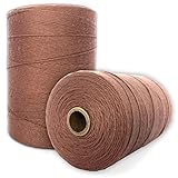 100% Cotton Loom Warp Thread (Brown), 8/4 Warp Yarn
