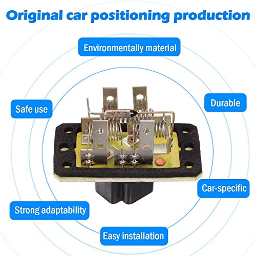 PartsSquare 4L3Z19A706AA 973015 4P1367 3A1115 RU382 Heater Blower Motor Resistor Replacement for Ford ESCAPE EXCURSION EXPEDITION 2001-2005 Compatible with Ford F-150 1999-2003