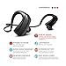 Jarv Pure Fit Sport Bluetooth Earbuds - Sweatproof, Rugged, Secure Magnetic Hook, In-Ear Running Wireless Earbuds w/ HD Active Sound - Black