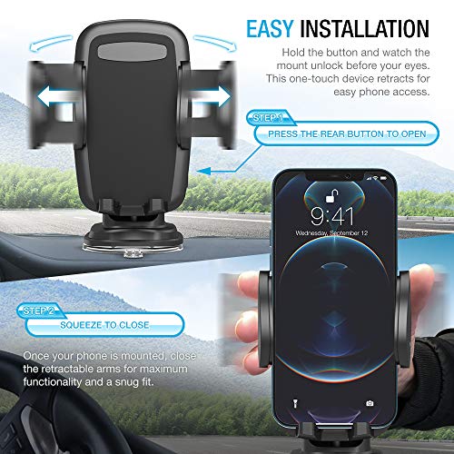 Maxboost DuraHold Series Car Phone Mount for iPhone 13 12 11 Pro Max Xs