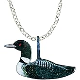 Loon Necklace by d’ears Stainless Steel 18" Chain