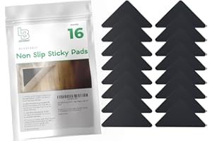 Ledgebay Rug Pad Grippers for Area Rugs - Multi Pack Reusable, No Skid, Washable, Anti-Slip, Rug Pad Gripper for Hardwood Flo