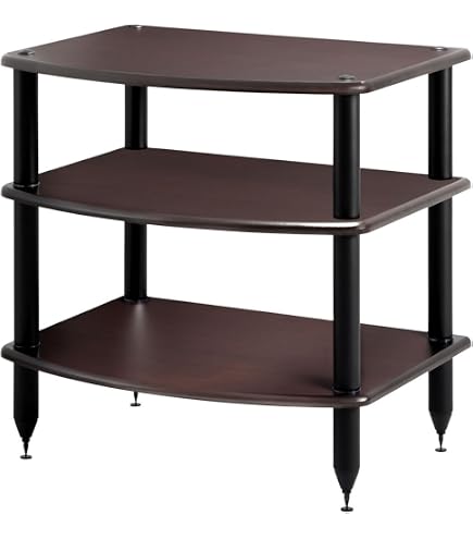 Amazon.com: Pangea Audio Vulcan Three Shelf Audio Stereo Rack