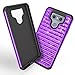 LG G6 Case, LG G6 Back Cover, TILL(TM) Studded Rhinestone Crystal Bling Diamond Shock Absorbing Hybrid Defender Rugged Slim Case Cover For LG G6 2017 Release 5.7Inch [Purple]