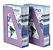 Acrimet Magazine File Holder, Durable Rack, Space-Saving Organizer (Plastic) (Solid Purple Color) (2 pack)